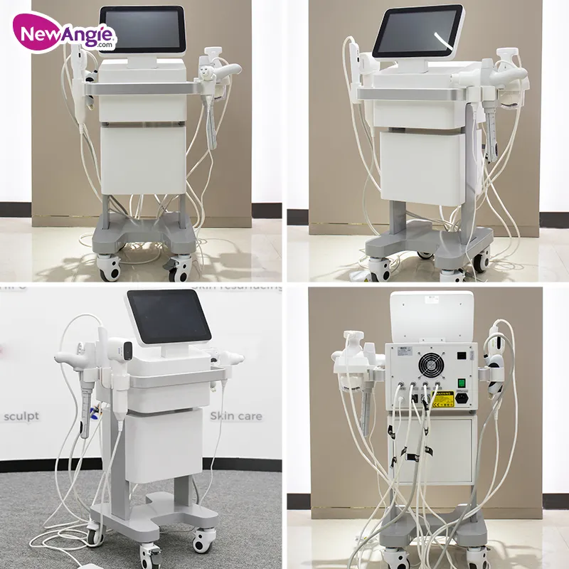 14D Hifu Machine Focused Ultrasound 7D 12D Vertical Transducer Face Lifting 6 in 1 Hifu Machine
