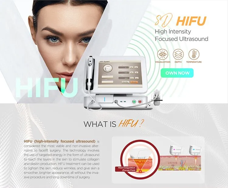 8d Hifu Facial Wrinkle Removal System