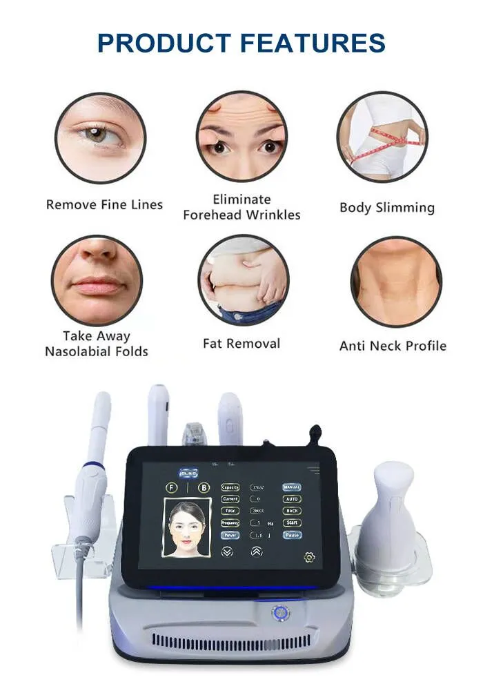 Anti-Aging Black Head Removal Mini Face Lift Painless Skin Tightening Hifu Machine