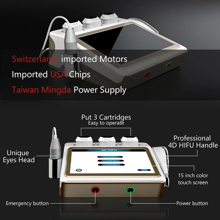 Portable 4D Hifu Face Lift Hifu Machine
