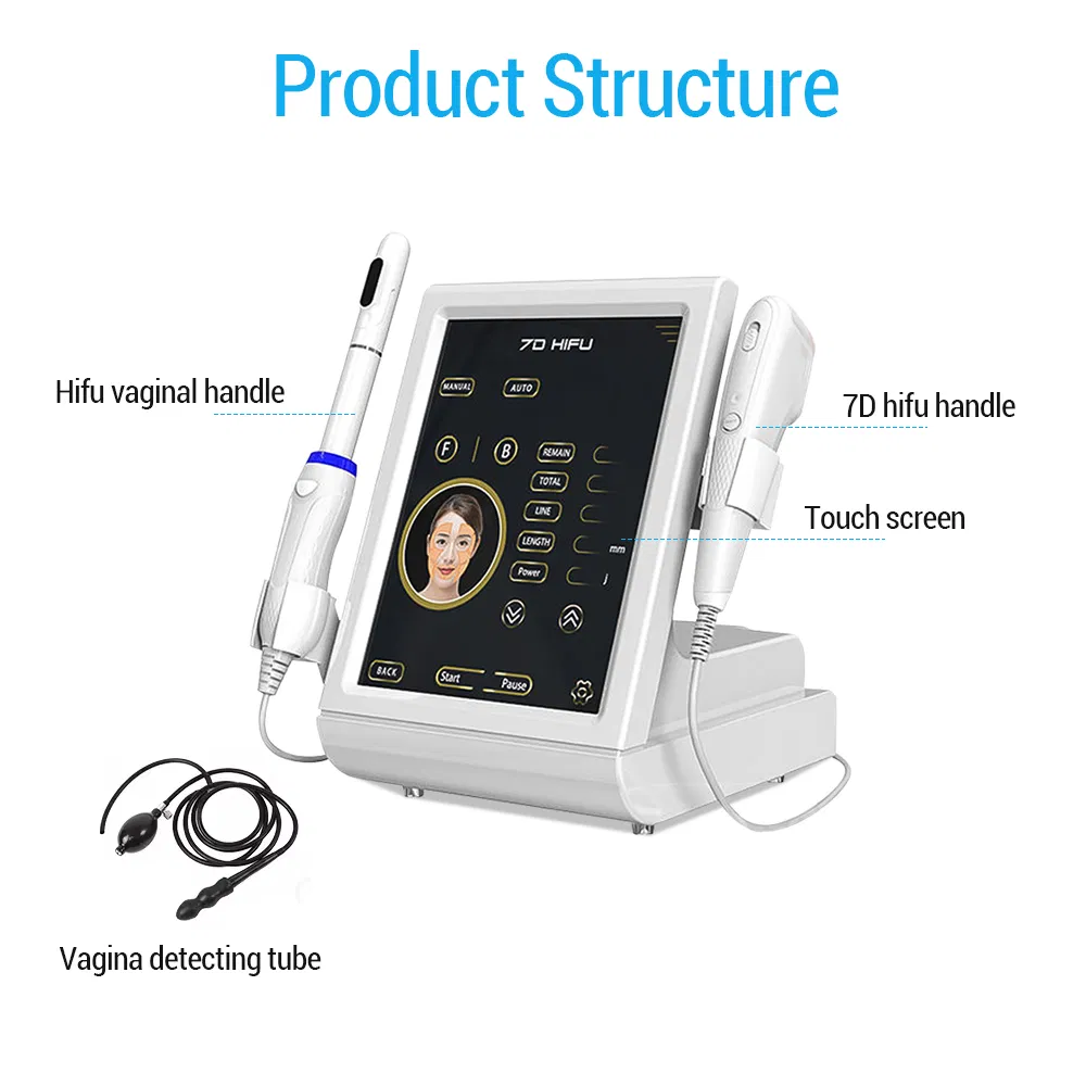 Professional 2 in 1 7D Face & Body Ultrasonic Vaginal Care Anti-Aging Hifu 7D Face Lifting Beauty Machine